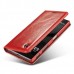Sony Xperia Z5 - CaseMe Vintage Luxury Slim Flip PU Leather Stand Protective Phone Cover Case - Red
